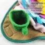 Balacoo Dog Snuffle Mat Puppy Cat Slow Feeding Mat Puzzle Toys Nosework Training Blanket for Dog Puppy Balacoo Dog Snuffle Mat Puppy Cat Slow Feeding Mat Puzzle Toys Nosework Training Blanket for Dog Puppy