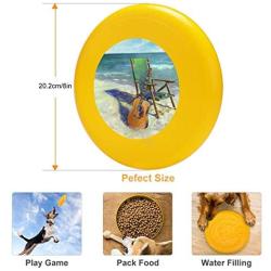 Pet Frisbee Flying Disc Dog Toy - Multifunction Martin Goes to The Beach Andrew King