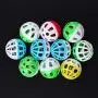 ttnight Pet Balls, Plastic Hollow Out Round Pet Cat Colorful Ball Toys with Small Bell, 10pcs ttnight Pet Balls, Plastic Hollow Out Round Pet Cat Colorful Ball Toys with Small Bell, 10pcs