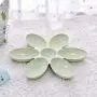 ocijf179 Pet Bowl Creative Cat Food Utensils Petal Multi-Cell Kitten Bowl PP Pet Feeder Supply - Blue ocijf179 Pet Bowl Creative Cat Food Utensils Petal Multi-Cell Kitten Bowl PP Pet Feeder Supply - Blue