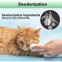 Deodorizing Hypoallergenic Pet Wipes with Fragrance Free Natural Organic for Cleaning Face Butt Eyes Ears Paws Teeth 100ct per Pack