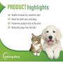 Vetoquinol Aloe & Oatmeal Shampoo — Gentle, Moisturizing Formula with Coconut Scent for Dogs & Cats