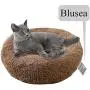 Blusea Donut Cuddler Pet Bed, Self Warming Cat Bed, Ultra-Soft Dog Calming Cushion Kennels, Washable Round Plush Sofa Bed for Cats Dogs Kittens Puppies Indoor, Diameter 15.7- 39.4 Blusea Donut Cuddler Pet Bed, Self Warming Cat Bed, Ultra-Soft Dog Calming Cushion Kennels, Washable Round Plush Sofa Bed for Cats Dogs Kittens Puppies Indoor, Diameter 15.7- 39.4