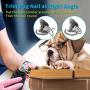REMTAP pet Nail Grinder, Upgraded 2-Speed Electric Dog Nail Trimmer Clippers, Painless Quiet Rechargeable Grooming & Smoothing Pet Nail Grinder for Small Medium Large Dogs Cats Birds
