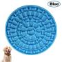 COPACHI Dog Lick Pad, Slow Treat Feeder Mat with Super Suctions, Dog Washing Distraction Device, Dog Lick Mat for Pet Bathing, Grooming, and Training, Just Spread Peanut Butter(Blue