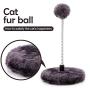 GiftParty Cat Scratching Post for Kitty, Natural Sisal Scratchers Post, Plush Platform and Hanging Toy Balls, Kittens & Cat Interactive Toys