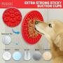 Petkoo Dog Lick Mat Set of 2 with Scrub Brush - Silicone Lick Pad for Pet Bath - Stronger Suction Cups for Shower or Tub - for Grooming, Trimming Nails, Distraction, Pet Training, Calming Anxiety Petkoo Dog Lick Mat Set of 2 with Scrub Brush - Silicone Lick Pad for Pet Bath - Stronger Suction Cups for Shower or Tub - for Grooming, Trimming Nails, Distraction, Pet Training, Calming Anxiety