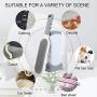 No/Brand Pet Hair Remover Brush Dog Cat Hair Remover with Self-Cleaning Base Double Sided (Grey)