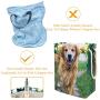 Storage Bag Pet Dog Large Foldable Waterproof Clothes Hamper Toys Storage Bag with Carry Handles 19.3x11.8x15.9 in