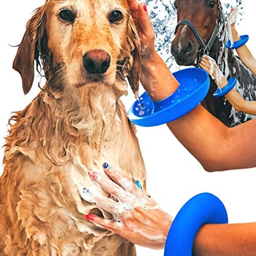 Drip Catcher Cuffs - Prevent Soap, Water, Hair from Running Down Arms While Grooming with Dog/Horse Shampoo and Conditioner, Wash Wand, Horse Clipper- Dog/Horse Washing Supplies Pet Bathing Tool