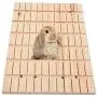 Rabbit Foot Pad Toy Small Animals Bunny Chinchilla Guinea Pig Rabbit Totoro Hedgehog Hamster Scratching Pads Antiskid Edible Natural Wood Board Rabbit Foot Pad Toy Small Animals Bunny Chinchilla Guinea Pig Rabbit Totoro Hedgehog Hamster Scratching Pads Antiskid Edible Natural Wood Board