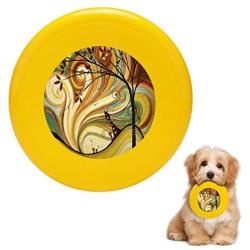 Pet Frisbee Flying Disc Dog Toy - Multifunction Out West Original Madart Painting Madart