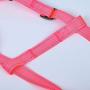 Heavy Duty Quick-Fit Step-in Harness Comfortable, Adjustable Lightweight Breathable and Easy Walker for Small Medium Large Dogs (S (Width:1/2'', Chest:13.8''-21''), Neon Pink)
