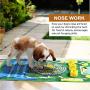 Pet Snuffle Mat for Dogs Nosework Blanket Dog Training Mats Cats Dog Feeding Interactive Feed Game Puzzle Toys for Boredom, Encourages Natural Foraging Skills Bowl Travel Use, Dog Treat Dispenser