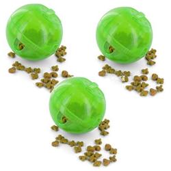 PetSafe SlimCat Green Meal Dispensing Cat Toy, (3 Pack)