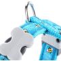 Red Dingo Bumblebee Dog Harness, 15 mm x 30 to 48 cm x 36 to 54 cm, Small, Turquoise
