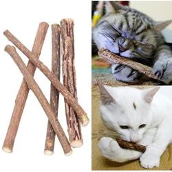 HOT! 25pcs Cat Cleaning Teeth Pure Natural Catnip Pet Cat Molar Toothpaste Stick Toy