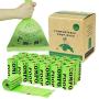 Dog Poop Bags Biodegradable,Dog Waste Bags Refill Rolls,100% Compostable Pet Poop Bags, 9 x 13 Inches, 270 Count, 18 Refill Rolls, Extra Thick 20 Micron, Unscented, Leak Proof, Eco-Friendly Material, Green