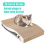 Coching Cat Scratcher Cardboard Scratch Pad with Premium Scratch Textures Design Design Durable Scratching Pad Reversible