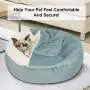 Zerohub Cozy Cuddler Small Dog and Cat Bed, Luxury Orthopedic Dog and Cat Bed with Blanket and Slip-Resistant Bottom, Machine Washable