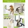 AJK Windmill Cat Toys Teasing Interactive Turnable Indoor Kitten Toy with Strong Suction Cup, Catnip, Bells, Flashlight Balls AJK Windmill Cat Toys Teasing Interactive Turnable Indoor Kitten Toy with Strong Suction Cup, Catnip, Bells, Flashlight Balls