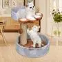YUFU Cat Tree and Towers Kitten Small Cat Tree with Large Platform and Natural Sisal Scratching Posts for Kitten Playing Relaxing Sleeping YUFU Cat Tree and Towers Kitten Small Cat Tree with Large Platform and Natural Sisal Scratching Posts for Kitten Playing Relaxing Sleeping