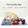 Vehipa Snuffle Mat,Feeding Mat for Small Large Dogs,Pet Puzzle Toys Durable Interactive Encourages Natural Foraging Skills