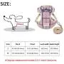 Forestpaw Adjustable Pet Mesh Vest Harness with Leash for Puppy Small Medium Dog and Cat Pink/Blue,S/M,Poodle,Chihuahua,Jack Russell,Pug