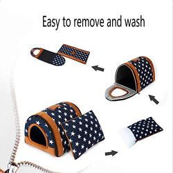 GCP Portable Dog Igloo Bed,All-Season Detachable and Washable Cartoon Cat Dog Play House with Removable Cushion