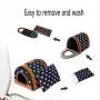 GCP Portable Dog Igloo Bed,All-Season Detachable and Washable Cartoon Cat Dog Play House with Removable Cushion GCP Portable Dog Igloo Bed,All-Season Detachable and Washable Cartoon Cat Dog Play House with Removable Cushion