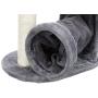 Royal Pet Club Baza Gandia Gray Scratching Post with Hammock, Tunnel, 44550