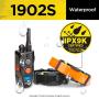 Dogtra 1900S / 1902S Remote Training Collar - 3/4 Mile Range, Waterproof, Rechargeable, Vibration - Includes PetsTEK Dog Training Clicker