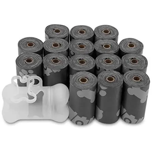 Best Pet Supplies Dog Poop Bags for Waste Refuse Cleanup, Doggy Roll Replacements for Outdoor Puppy Walking and Travel, Leak Proof and Tear Resistant, Thick Plastic - Gray, 240 Bags (GR-240B) Best Pet Supplies Dog Poop Bags for Waste Refuse Cleanup, Doggy Roll Replacements for Outdoor Puppy Walking and Travel, Leak Proof and Tear Resistant, Thick Plastic - Gray, 240 Bags (GR-240B)