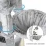 Hey-brother 63 Multi-Level Cat Tree, King Cat Condo with Cozy Perches, Stable Cat Tower Pet Play House
