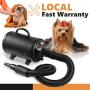 Upgraded Dog Dryer,Quick Dry Dog Grooming Dryer Blower Professional,Noise Reduction Dog Hair Dryer with Heater,High Velocity Air Forced Dryer for Dogs 3.2HP Stepless Adjustable Speed,Pet Grooming Bath