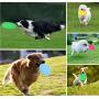 Dafang 3 Pack Dog Frisbee 7 Inch, Dog Frisbee Training Toys Flying Discs Flyer Soft Pet Toy Frisbee Flying Disc Tooth Resistant Outdoor Dog Training