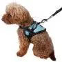 Uheng Service Vest Dog Harness - Adjustable Nylon Vest with Reflective Patches for Little Teddy, Pago, Bichon, Mini Doberman in Training (7-9lbs)