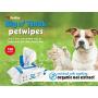 Petkin Petwipes – Big n Thick Extra Large Pet Wipes for Dogs and Cats – Cleans Face, Ears, Body and Eye Area – Super Convenient, Ideal for Home or Travel