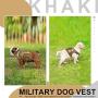 SALFSE Tactical Dog Training Harness Outdoor Working Vest Adjustable Military MOLLE Dog Vest Harness with Rubber Handle