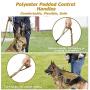 rabbitgoo Dog Harness & Tactical Bungee Dog Leash - Adjustable No Pull Soft Padded Dog Vest with Leash Clips (L) | Safety and Comfort Elastic Leads Rope for Military Dog Training
