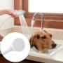 Wifehelper Pet Shower Spray Head, Hose Push On Bath Tub Sink Faucet Attachment Shower Head Spray Washing Hair Dog Shower Head Pet Bath Tool(Single Tap)