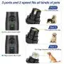 Dog Nail Grinder,Electric Dog Nail Trimmer, USB Rechargeable 2-Speed Pet Nail Trimmer Low Noise/Replaceable Grinding Head for Small Medium Large Dogs & Cats
