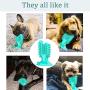 Erichome Dog Toothbrush Chew Toys - 2020 Upgraded Puppy Dog Teeth Cleaning Stick with Suction Cup - Natural Rubber Dental Care Toothbrush Toys for Dog