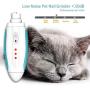 BOSI Dog Nail Grinder, Professional Low Noise Pet Nail Clipper with LED Light, 3-Speeds Electric Pet Nail Trimmer Painless Paws Grooming & Smoothing for Small Medium Large Dogs & Cats (Sky-Blue)