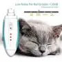 BOSI Dog Nail Grinder, Professional Low Noise Pet Nail Clipper with LED Light, 3-Speeds Electric Pet Nail Trimmer Painless Paws Grooming & Smoothing for Small Medium Large Dogs & Cats (Sky-Blue)