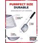 iPrimio Scoop Monster Cat Litter Scooper with 17 Inch Long Handle and Soft Grip - Modern Scooper Holder -Works with All Metal and Plastic Scoopers iPrimio Scoop Monster Cat Litter Scooper with 17 Inch Long Handle and Soft Grip - Modern Scooper Holder -Works with All Metal and Plastic Scoopers