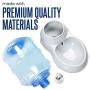 Zento Deals Automatic Pet Water Self-Dispenser Premium Quality Self-Dispensing Gravity Drinking Pet Waterer, 3.7 Liters Capacity