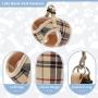 Soft Mesh Dog Harness with Leash Basic Plaid Padded Vest for Puppy