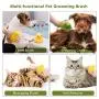 GAGILAND Dog Bath Scrubber Pet Grooming Shedding Brush Comb Soothing Massage Rubber Brushes for Dogs and Cats 2pcs GAGILAND Dog Bath Scrubber Pet Grooming Shedding Brush Comb Soothing Massage Rubber Brushes for Dogs and Cats 2pcs