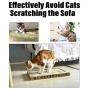 Pieviev Premium Cat Scratcher Cat Toys Sisal Cat Scratching Pad Extra Large No More Torn Cardborad Scattering Anti-Slip Backing & Catnip
